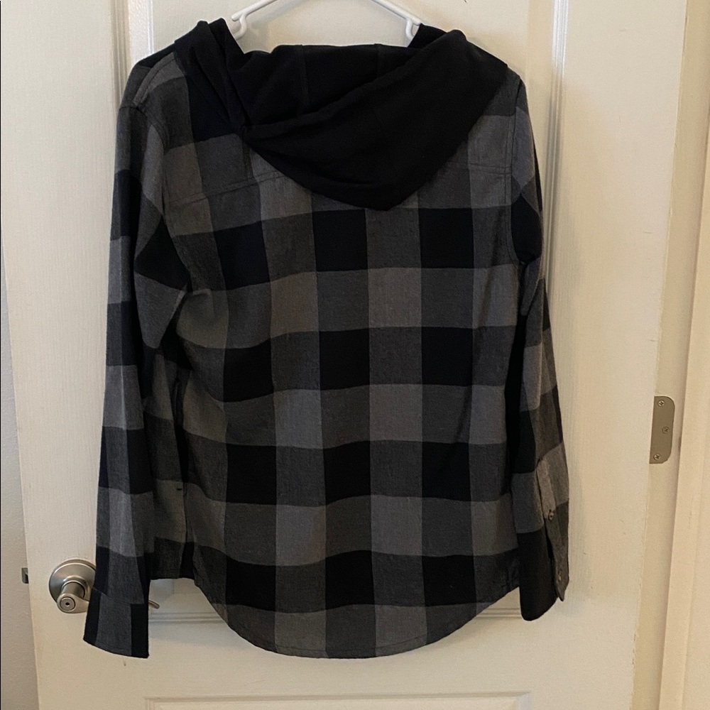 Alpha Forward Small Hooded Flannel - Picture 2 of 3